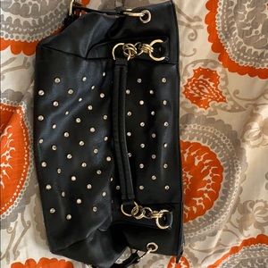Black Studded Charming Charlie Handbag